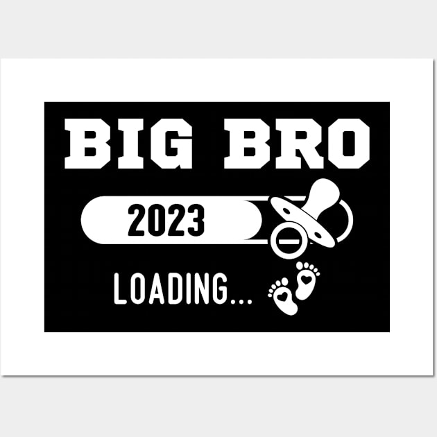 Big Bro 2023 Loading Bar For New Brother Wall Art by Arts-lf